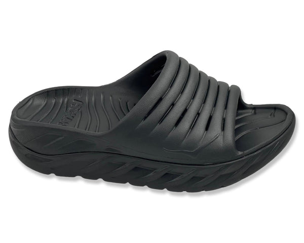 Hoka Ora Recovery Slides For Women's In Black