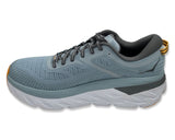 HOKA BONDI 7 runing shoes for mens gray/light blue