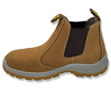 JCB Leather Chelsea Boots NST 2870-OB In Camel For Men's