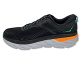 HOKA Bondi 7 Runing Shoes For Men's In Black\Orange