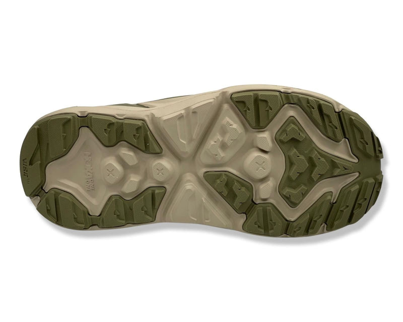 Hoka Hopara Walking Sandals In Khaki Green For Men's