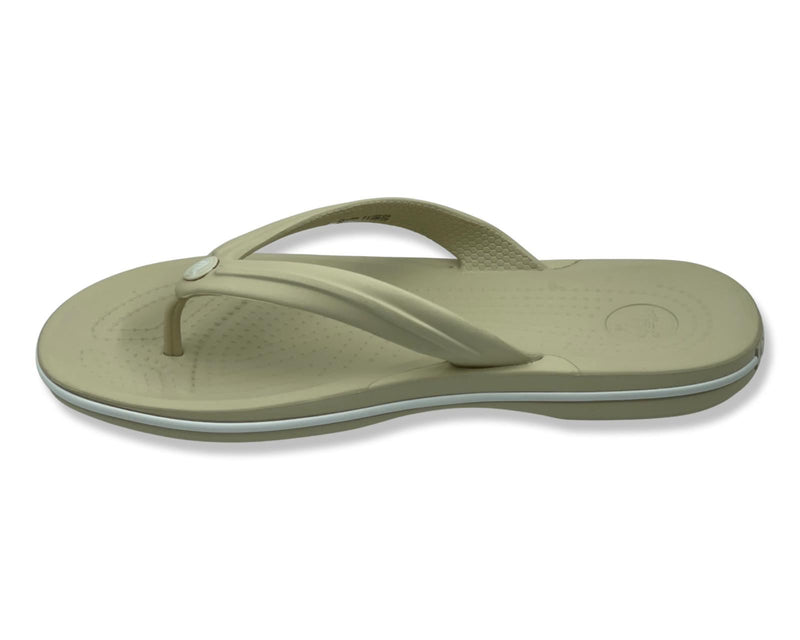 Crocs Crocband Flip In Beige For Women's