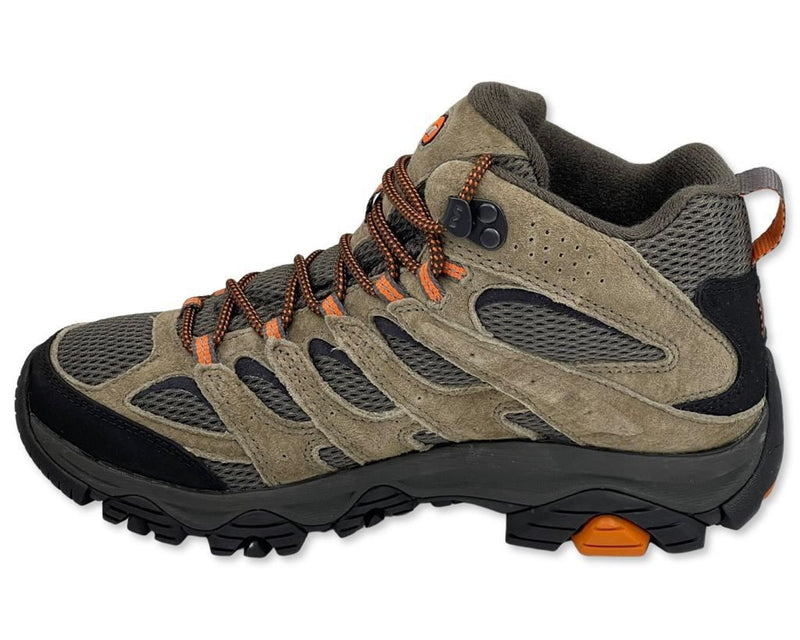 Merrell Moab 3 Mid Gore-Tex Hiking Shoes in Olive Green for Men's