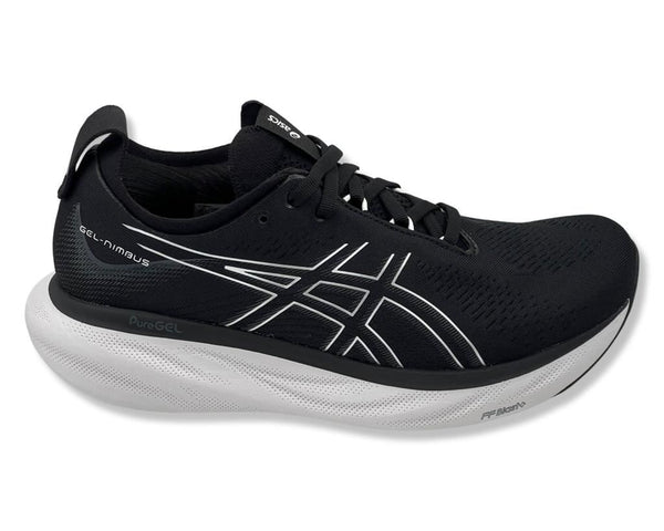 ASICS Gel-Nimbus 25 Sneakers In Black & White For Men's