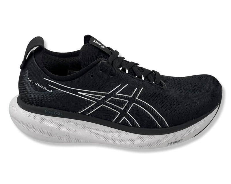 ASICS Gel-Nimbus 25 Sneakers In Black & White For Men's