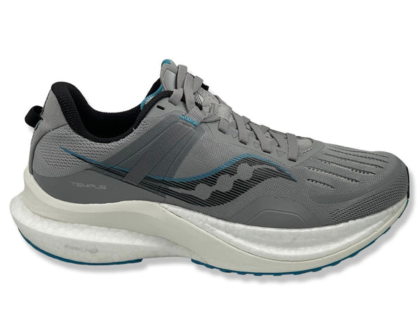 SAUCONY Tempus WIDE Runinng Shoes In Grey For Men's