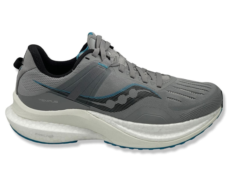 SAUCONY Tempus WIDE Runinng Shoes In Grey For Men's