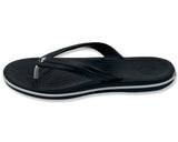 Crocs  Crocband Unisex Flip in Black and White