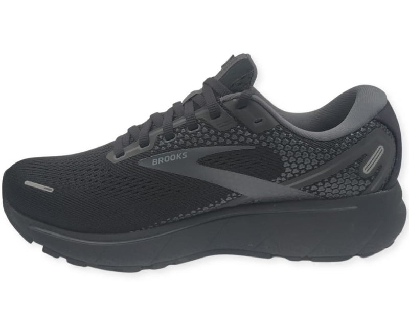 Brooks Ghost 14 Men's Wide 2E Neutral Running Shoe BLACK