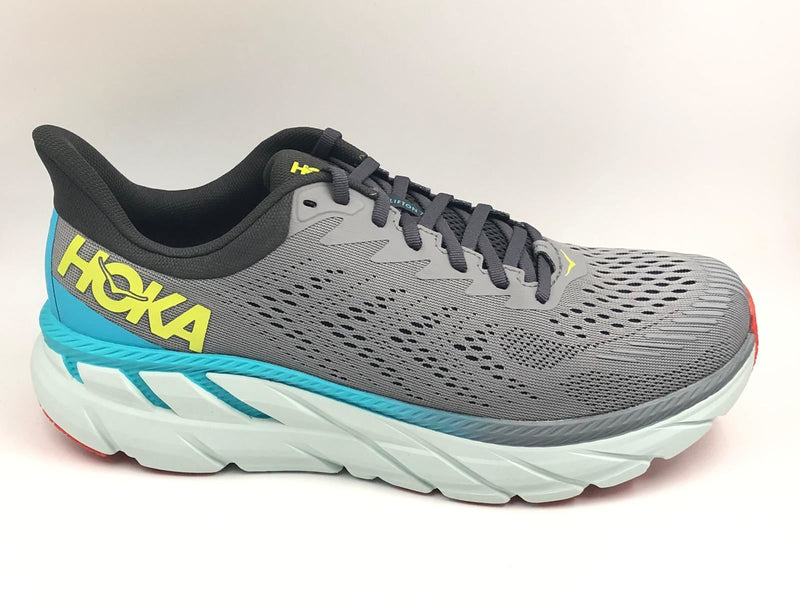 HOKA CLIFTON 7 Gray runing shoes for mens