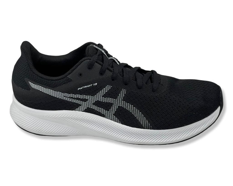 ASICS Patriot 13  Runinng Sneakers in Black & White