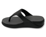 Crocs Boca Wedge Flip in Black for Women's