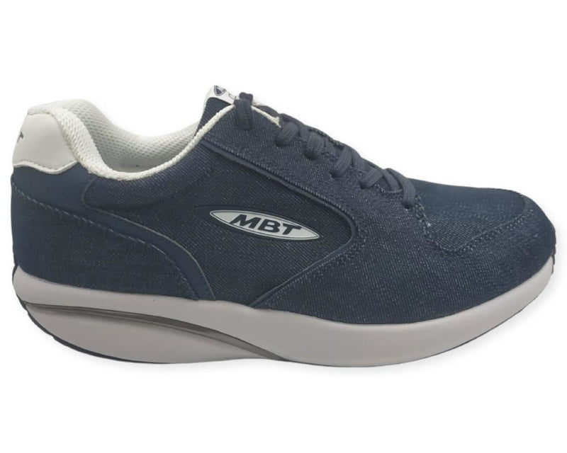 MBT 1997 Patented Technology Shoes In Denim Blue