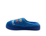 Boys Dinosaur Slippers (26-35) Blue