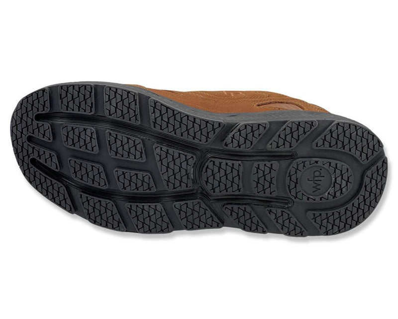 Columbus WFP Walking Shoes - Walking Boost Wide 4E Brown Suede