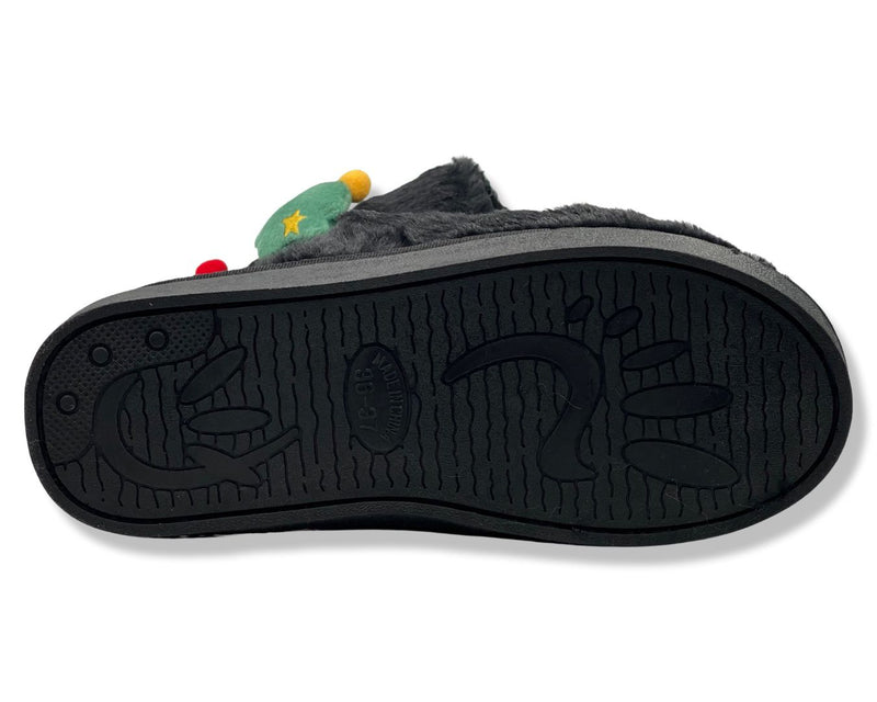 Merry Christmas Women's Slippers with Santa Claus design