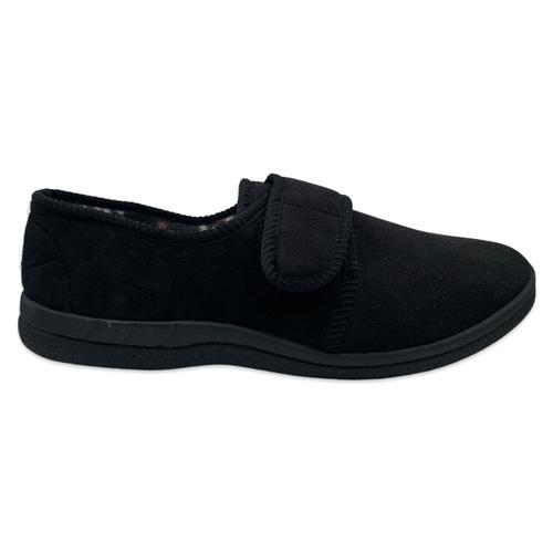 Men's black slippers (41-46)