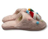 Merry Christmas Women's Slippers with Santa Claus design