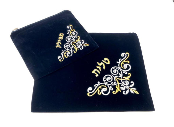 A set of tallit and tefillin bags
