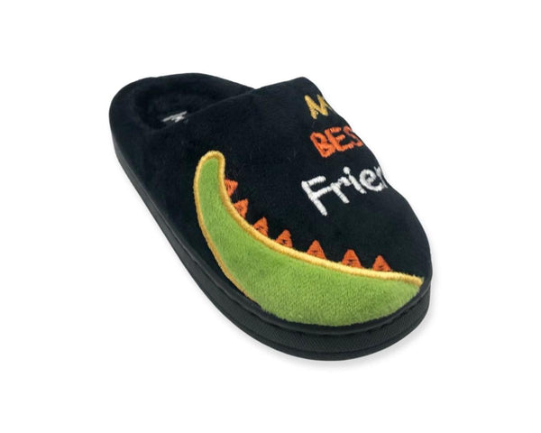 Boys Slippers (26-35) Black