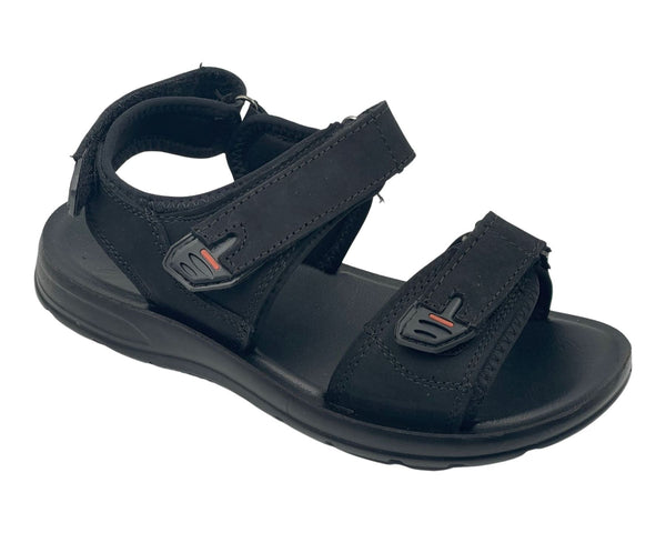 Laguna Boys Straps Leather Sandals Z12BLK (36-41)