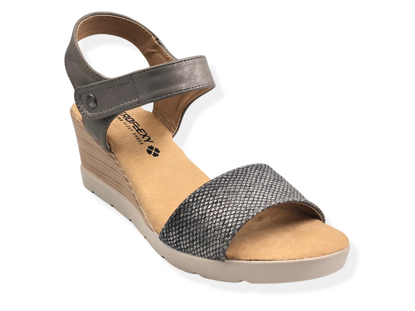Aeroflexy Platform Sandal for Women in Pewter Color 7303PTR