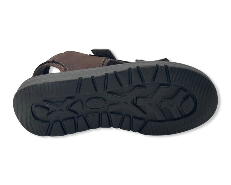 Laguna Mens Z13 Straps Leather Sandals Brown