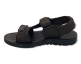 Laguna Mens Z13 Straps Leather Sandals Brown