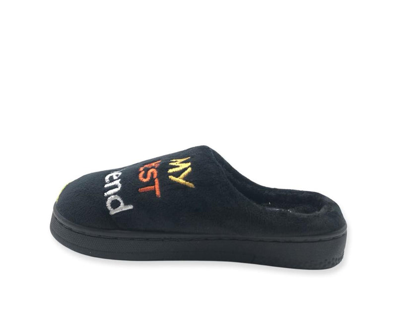 Boys Slippers (26-35) Black