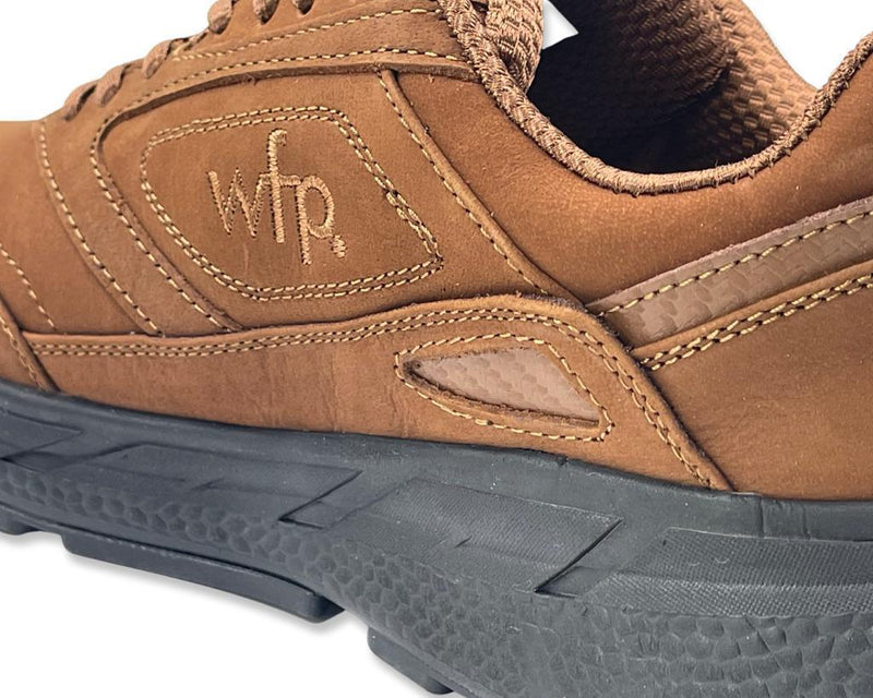 Columbus WFP Walking Shoes - Walking Boost Wide 4E Brown Suede
