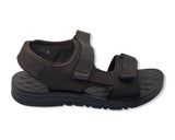 Laguna Mens Z13 Straps Leather Sandals Brown