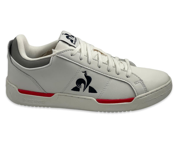 Le coq sportif vintage white leather sneakers for mens 2220247WHT