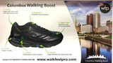 Columbus WFP Walking Shoes - Walking Boost Wide 4E Brown Suede