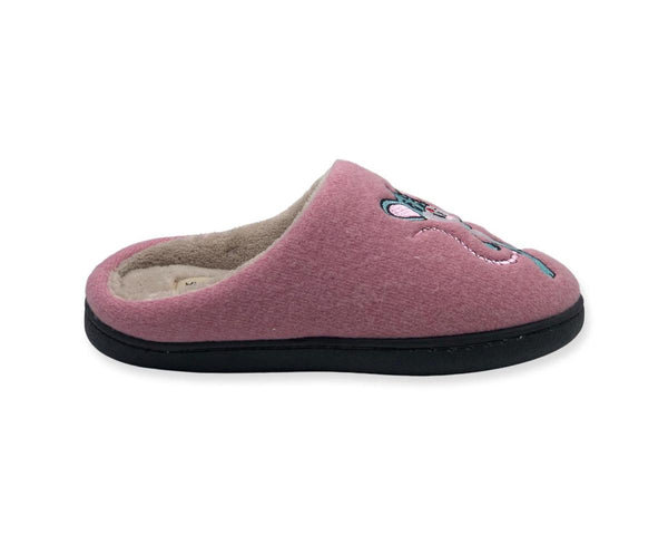 Girls pink slippers (30-35)