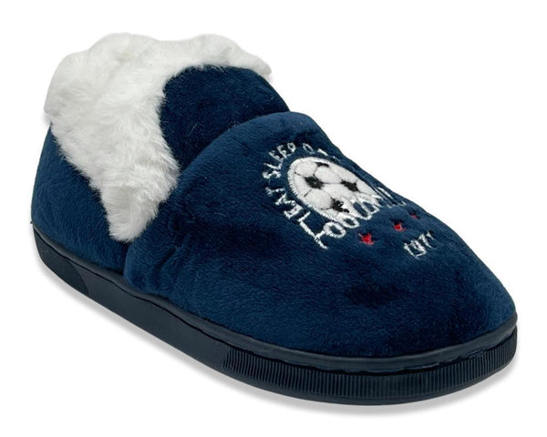 Boys Soccer Design Slippers (24-29)