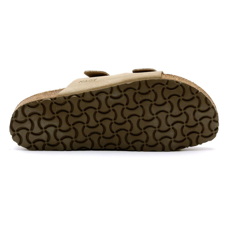 Teva Naot Men's slides Shahar Natural Light Brown Suede