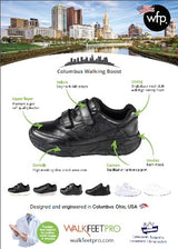 Columbus WFP Walking Shoes - Walking Boost Wide 4E Brown Suede
