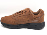 Columbus WFP Walking Shoes - Walking Boost Wide 4E Brown Suede